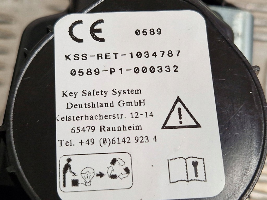 Ford s-max 2017 перед сторона права ремінь безпеки сидіння передній Ціна