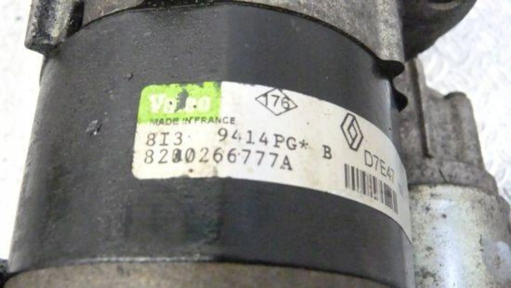 Стартер 8200266777a clio 2 2 b Доставка