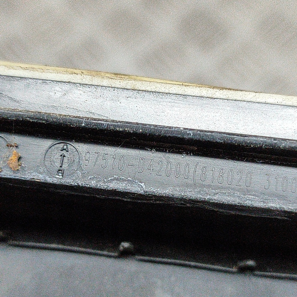 фото №6, Kia ev6 2023 решітка вентиляційна pod бампером заднім