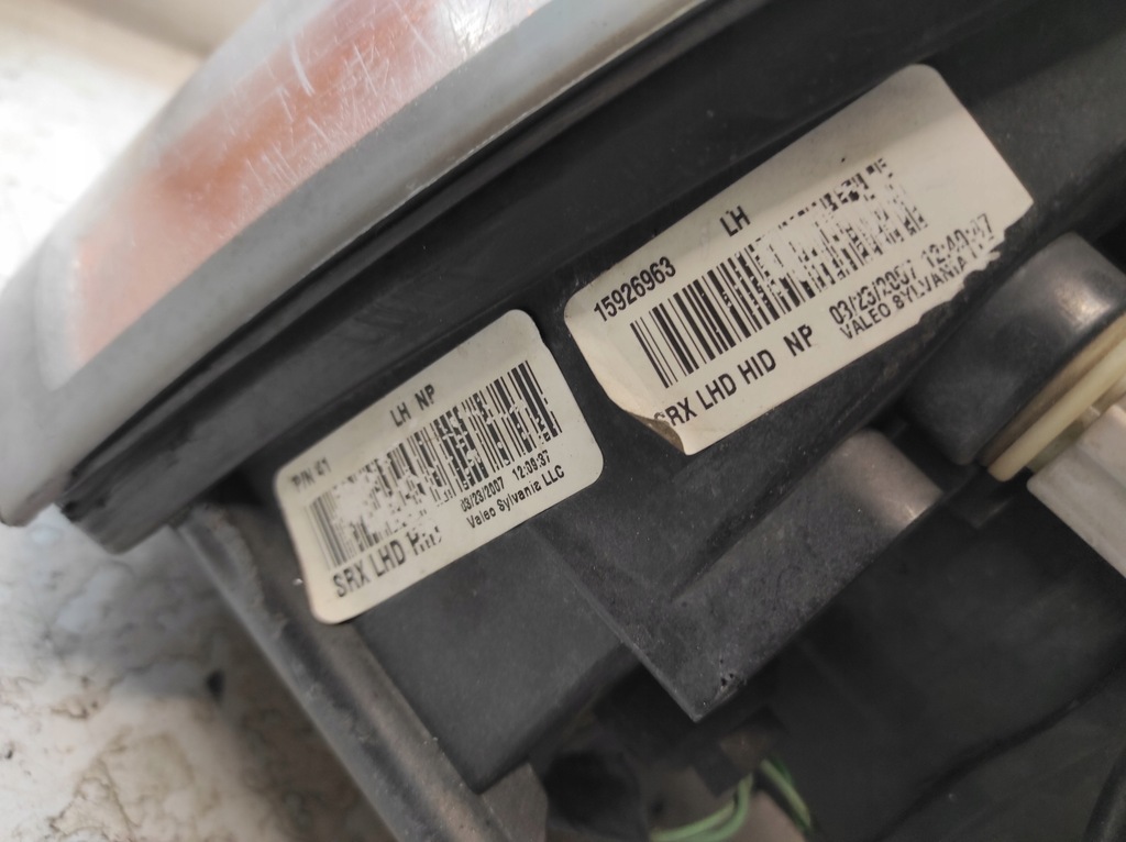 фото №8, Cadillac srx 1 i 03- лампа ліва перед ксенон 15926963 - cała