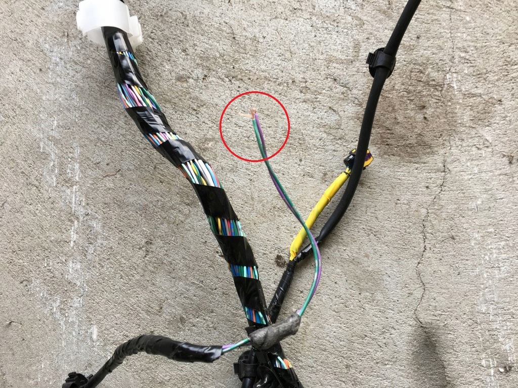 фото №7, Subaru outback 2.5b v 15-20 жгут электропроводка кабины usa