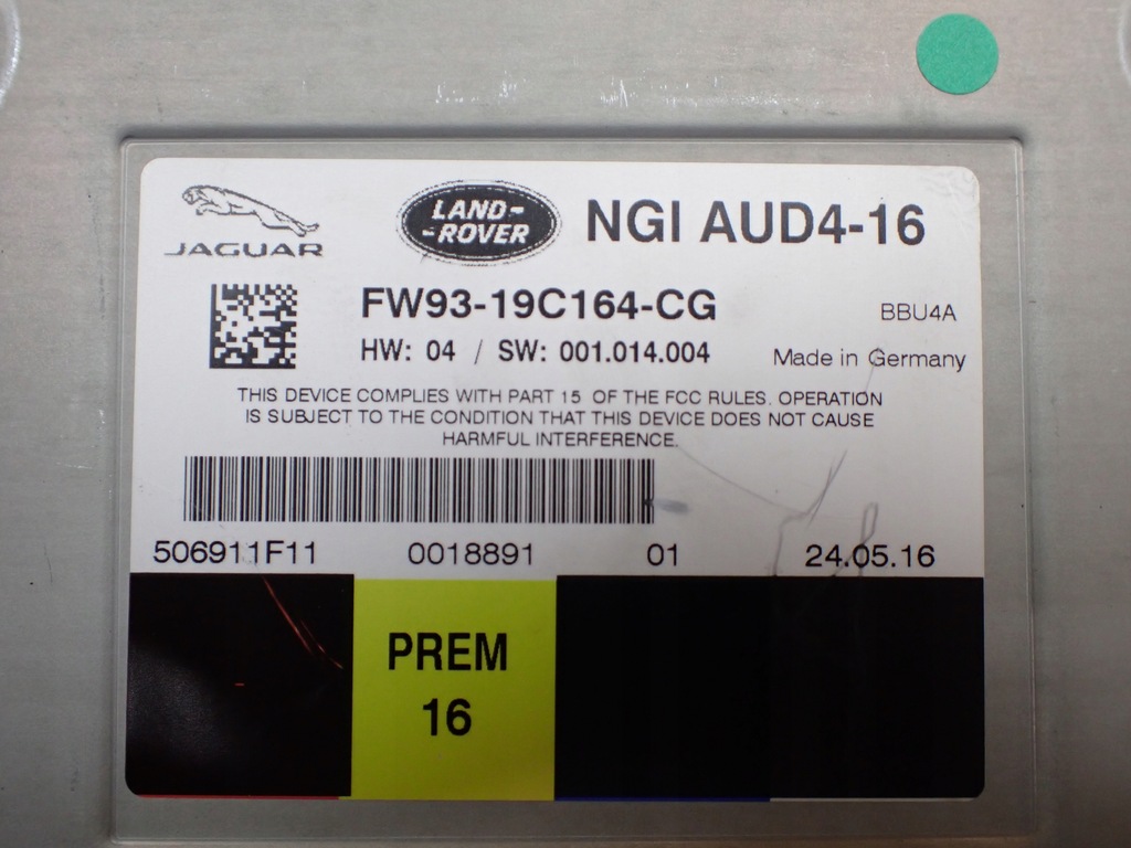 фото №12, Модуль усилитель jaguar xj x351 long europa fw93-19c164-cg prem 16 5533