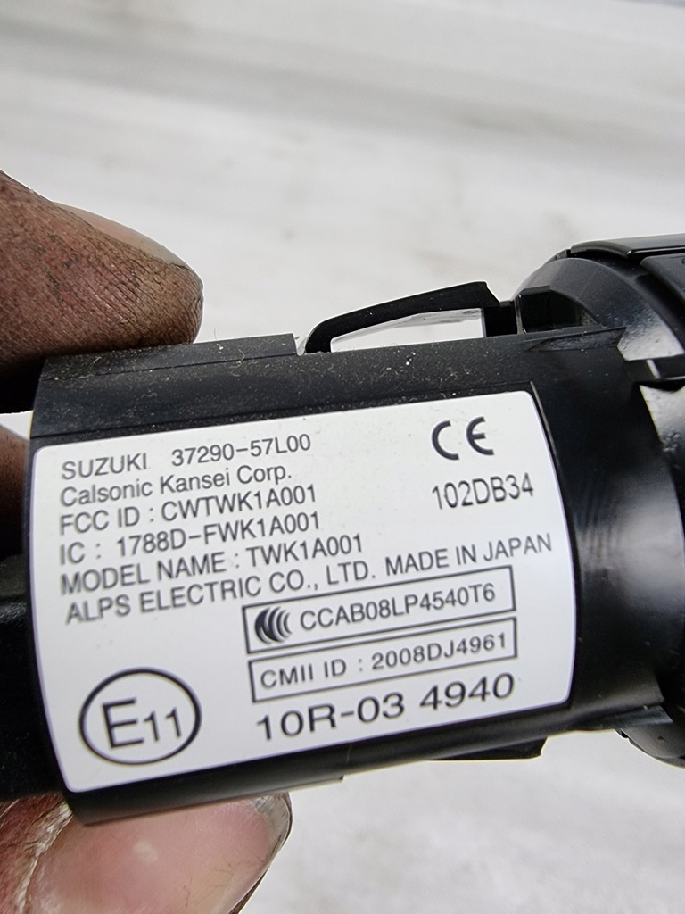 фото №5, Перемикач запуск стоп suzuki kizashi