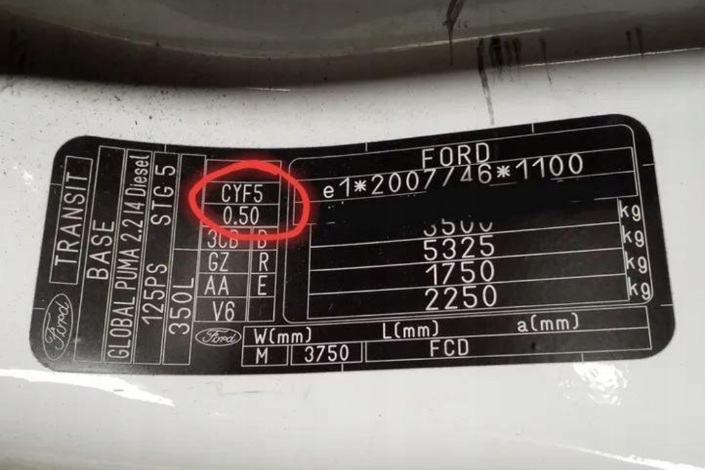 Купити Двигун ford transit фургон cyf5 2.2l дизель 114kw 2015