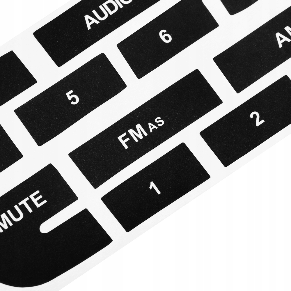 фото №5, Наклейки naprawcze радио набор na панель радио do fiat grande punto ii 2