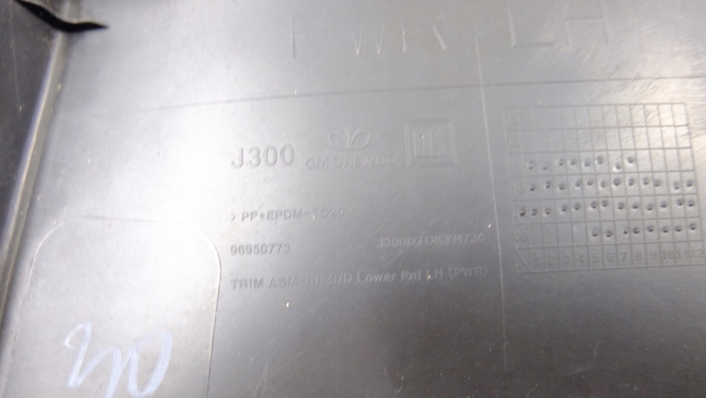 фото №11, Chevrolet cruze обивка обшивка дверь левый задняя 96950773 sedan