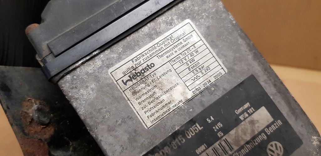 фото №3, Vw phaeton webasto 3d0815005l