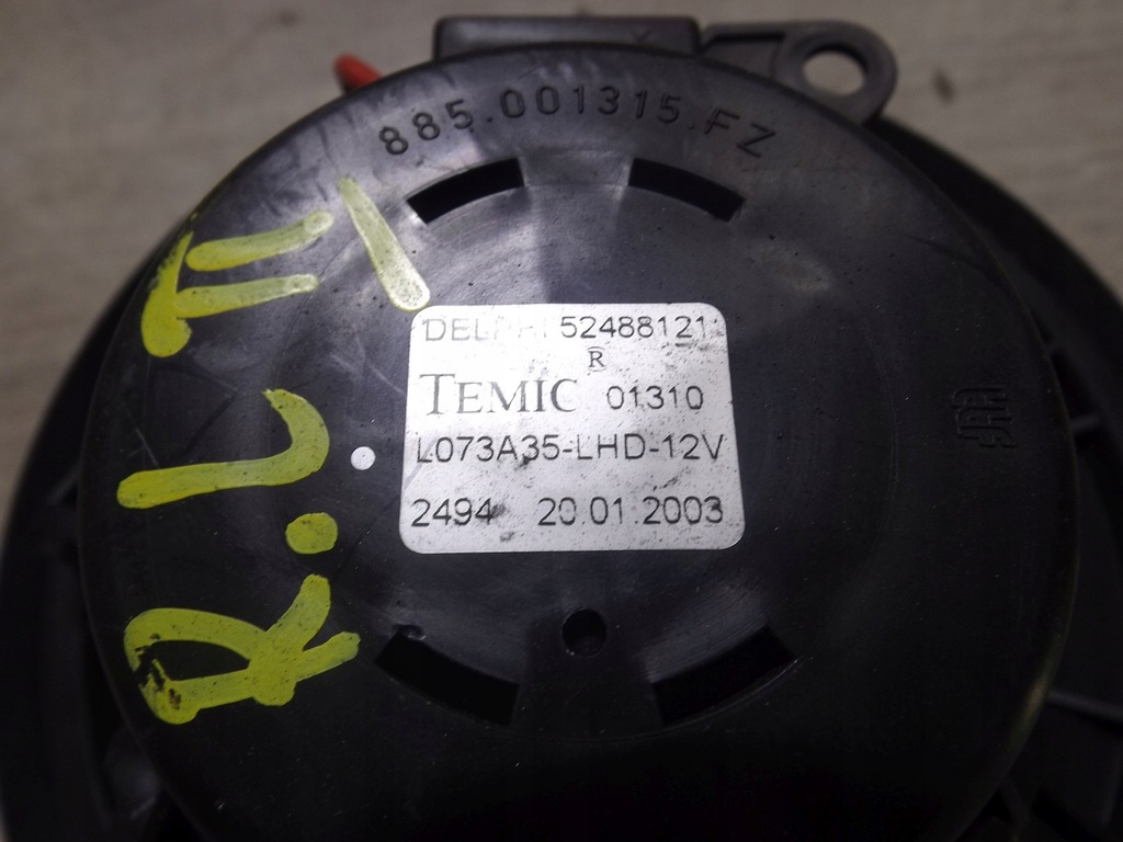 фото №2, Воздуходувка обдув вентилятор renault laguna ii 52488121