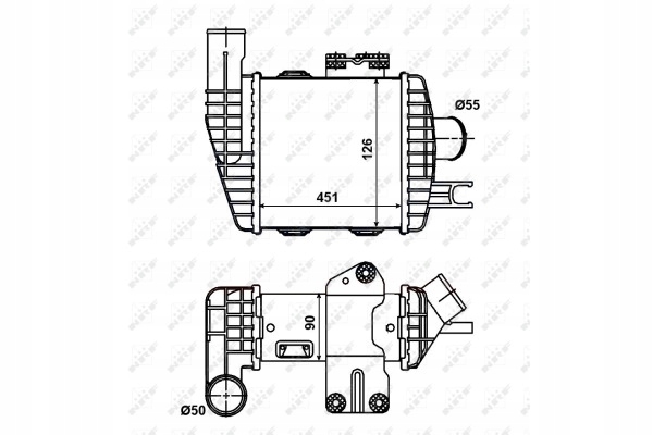 Nrf інтеркулер kia sportage 2,0 crdi 06- hyundai tucson Київ