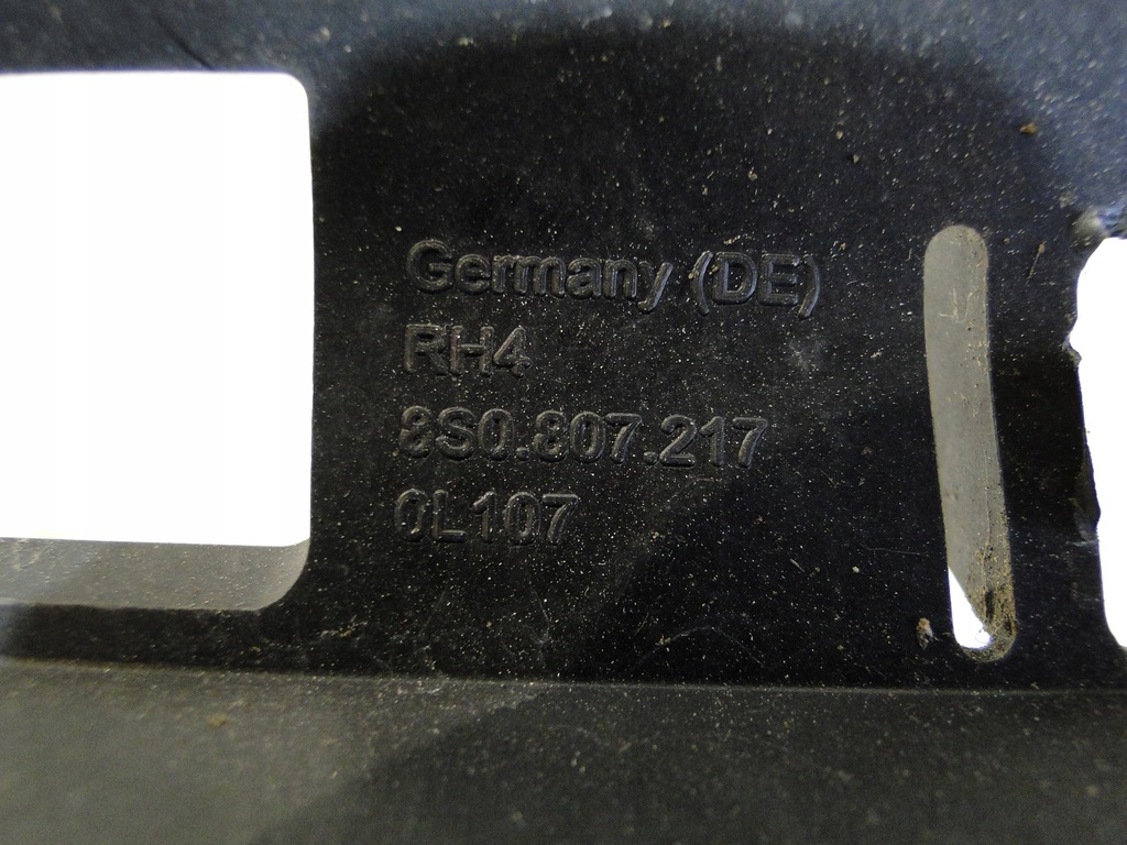 фото №6, Audi tt 8s кронштейн направляющая решетка перед 8s0807217