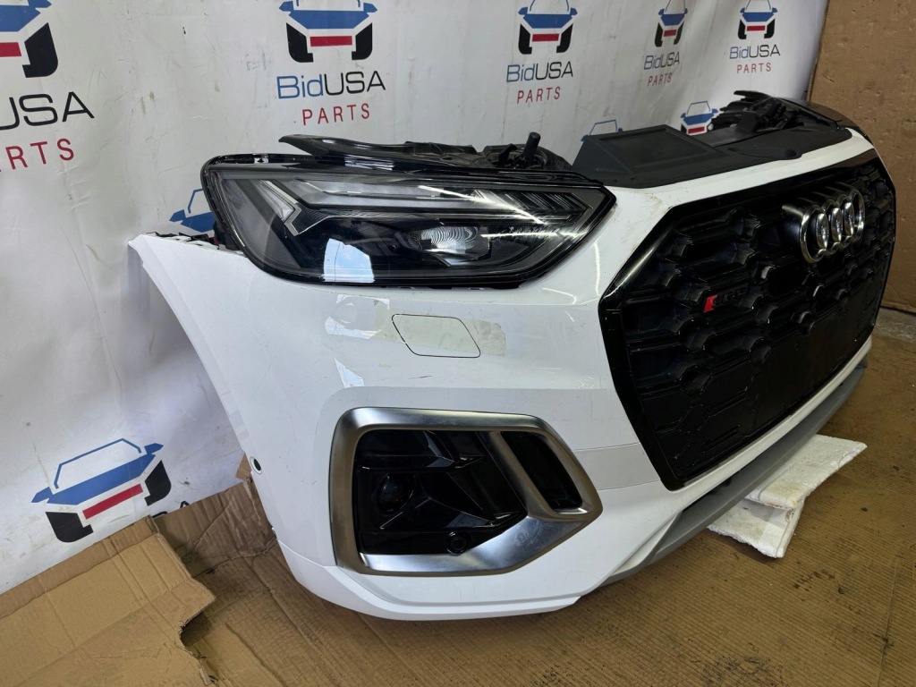 Бампер комплектный  фары радиатор ремень передний audi sq5 2021 80a рестайлинг с Разборки