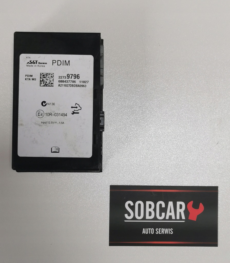 фото №1, Модуль pdim 22739796 opel insignia a