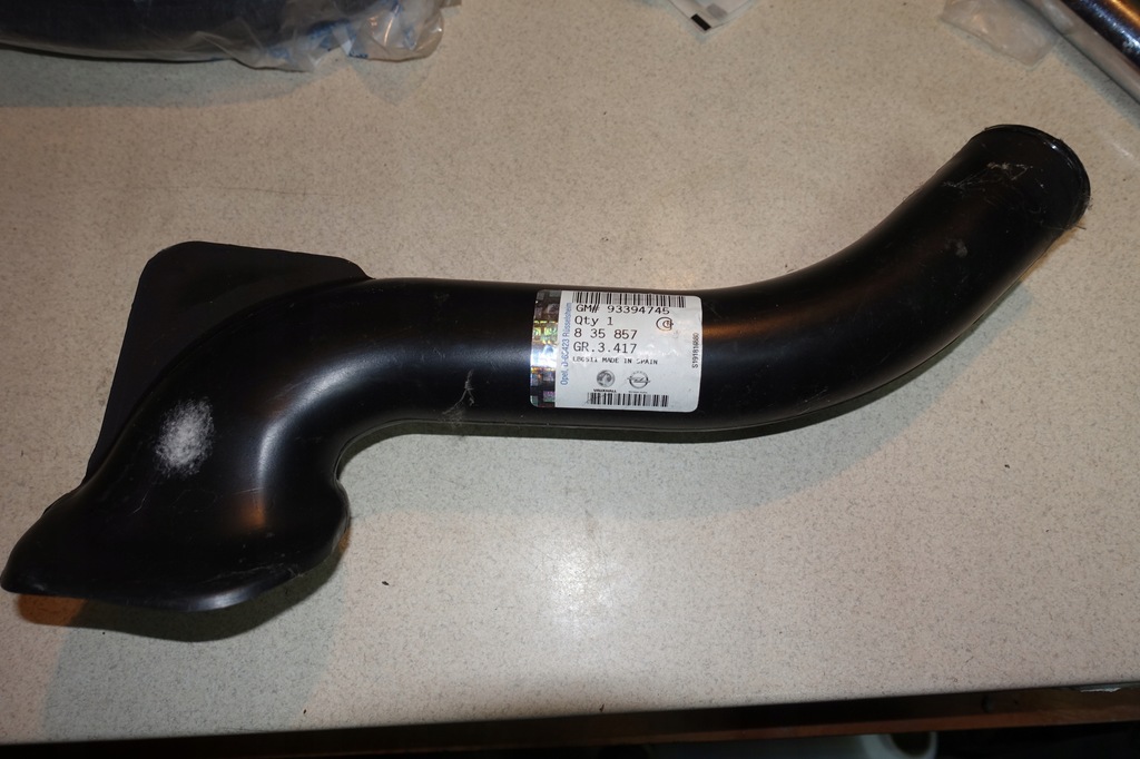 фото №1, Opel meriva труба впускной воздухозаборник шланг 93394745
