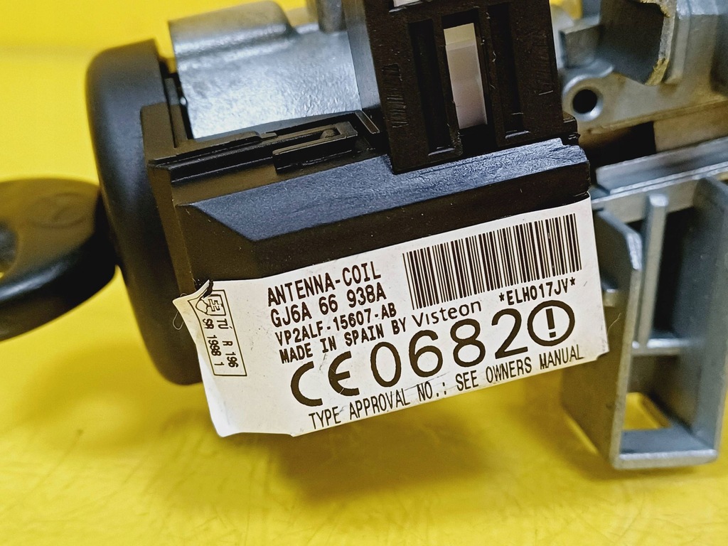 фото №7, Замок запалювання з ключ + вкладиш замка лівий перед mazda 6 i gj6a66938a nr167