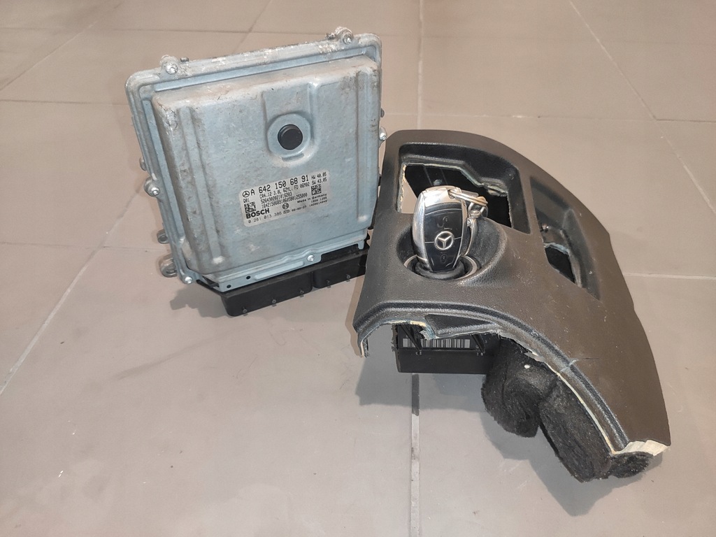 фото №15, Mercedes w251 3.0cdi w164 ml набір стартовий бортовий комп'ютер ecu замок запалювання bdb