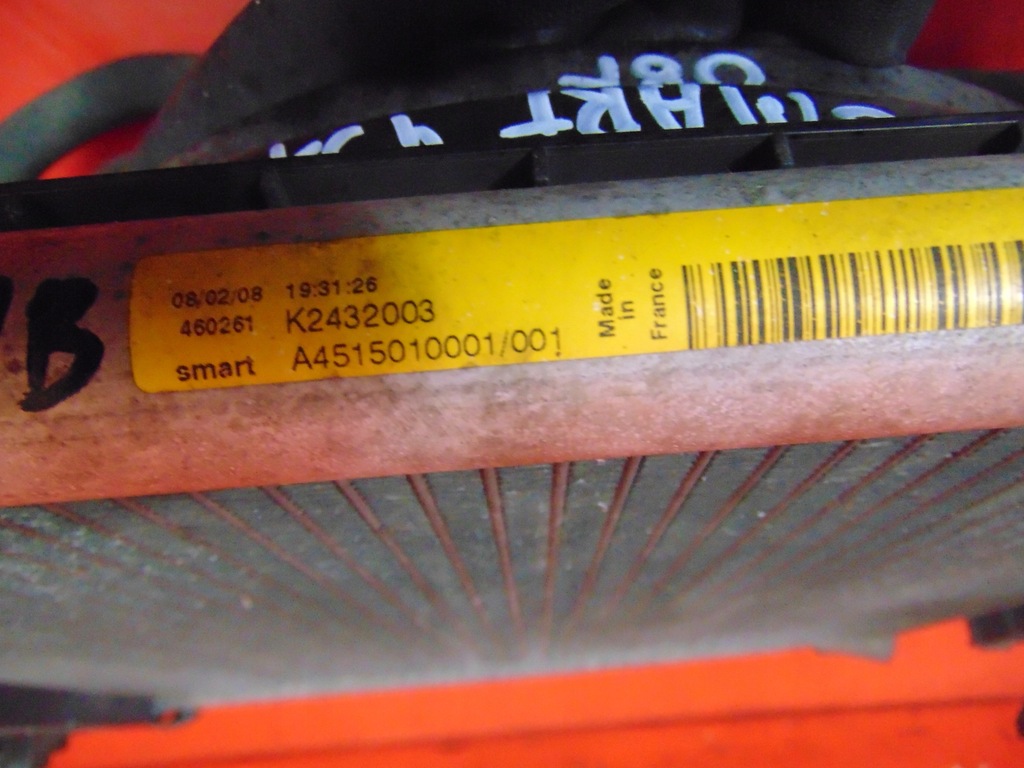 фото №8, Smart fortwo ii 451 1.0 радіатор wody вентилятор