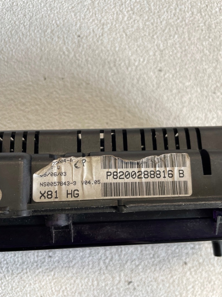 фото №3, Счетчик дисплей renault espace iv p8200288816b