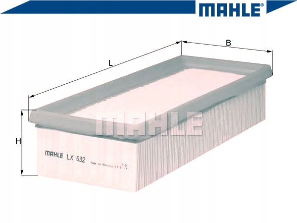 фото №2, Фільтр повітря [mahle]