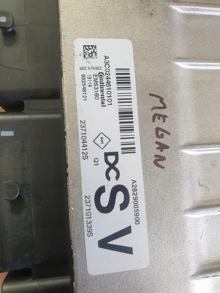 фото №4, Renault megane iv 14- бортовий комп'ютер двигуна 237104412s