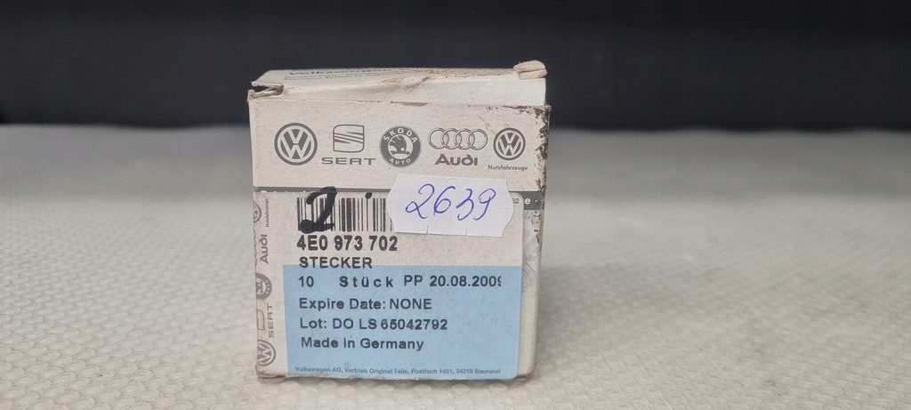 фото №5, Audi штекер корпус światłowodu 4e0973702