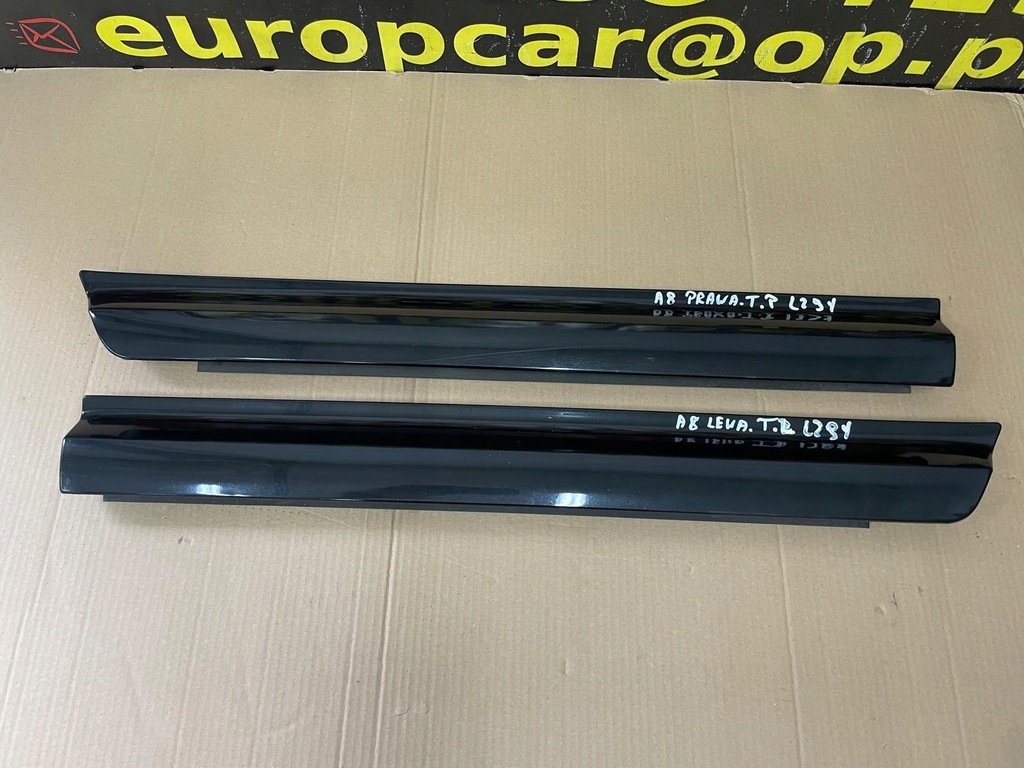 фото №1, Audi a8 d3 молдинг дверь нижняя правый задняя цвет lz9y