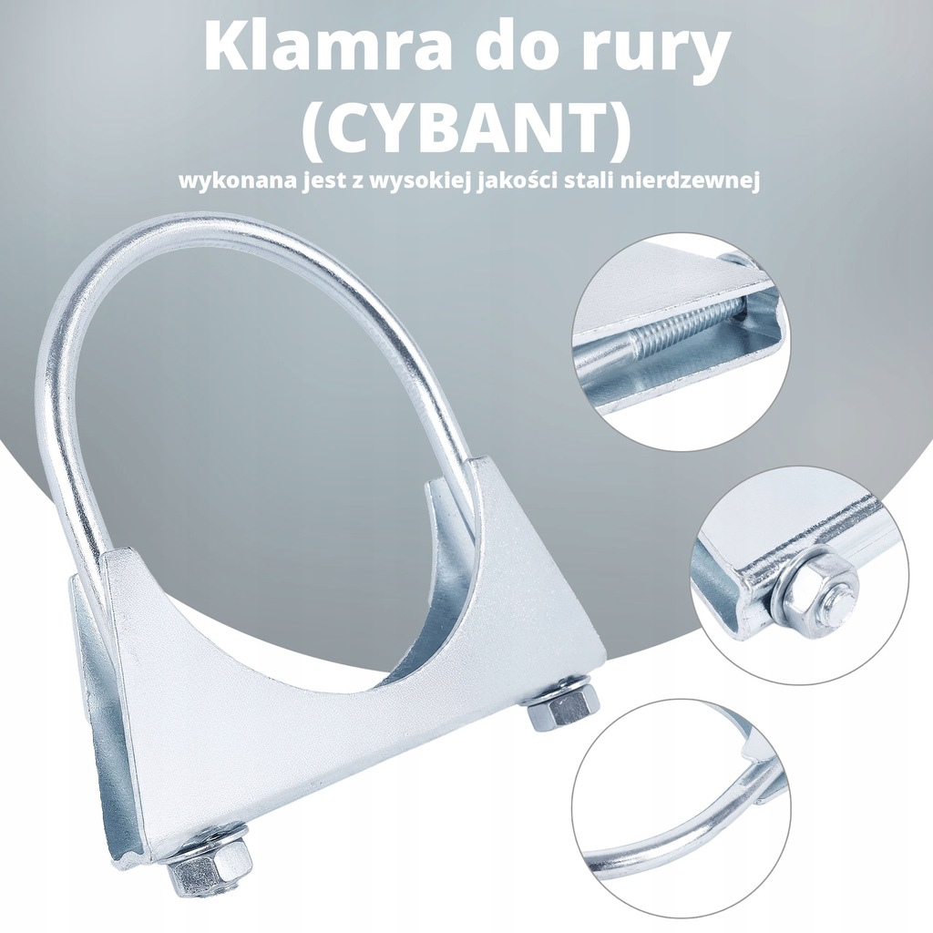 фото №9, Хомут cybant суппорт пряжка скоба m8x85mm