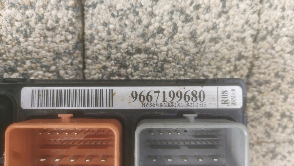 фото №2, Skrzynka-moduł bsm r08-citroen;peugeot 9667199680