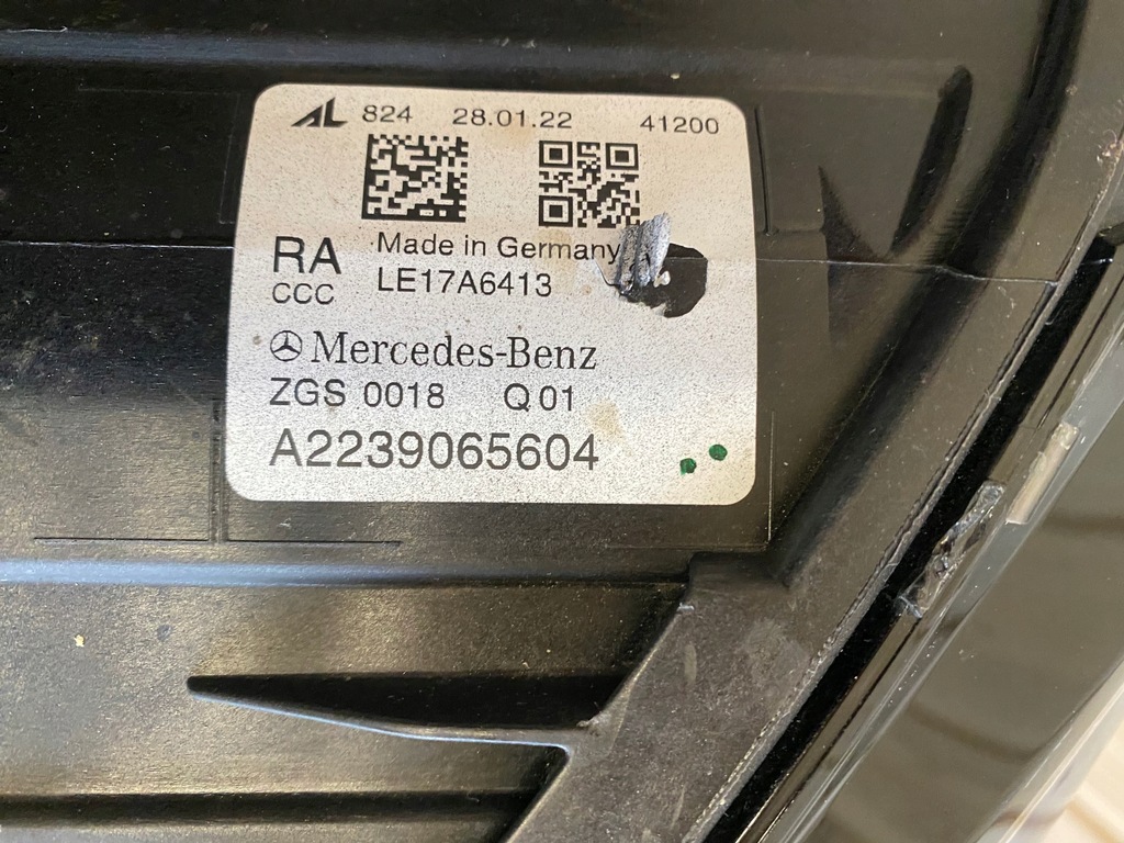 фото №8, Лампа правая mercedes s klasa w223 digital