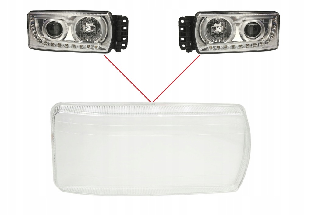 фото №1, Стекло фара iveco stralis trakkter eurocargo