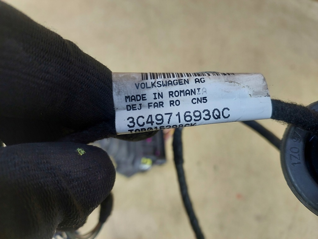 фото №5, Passat b6 жгут дверь левый задняя 3c4971693qc