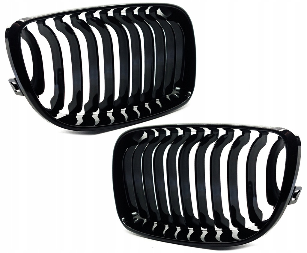 фото №10, Решётка радиатора решётки радиатора bmw 1 e81 e82 e87 e882007-2012 lci чёрный блеск black shadow