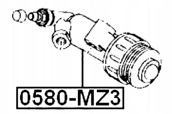 фото №2, Febest цилиндр сцепления рабочий mazda 3 bk 2003-2006 eu