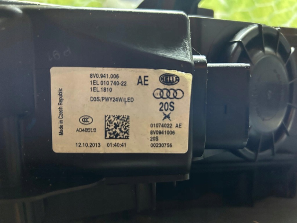 фото №10, Audi a3 8v0 bi ксенон права лампа 8v0941006