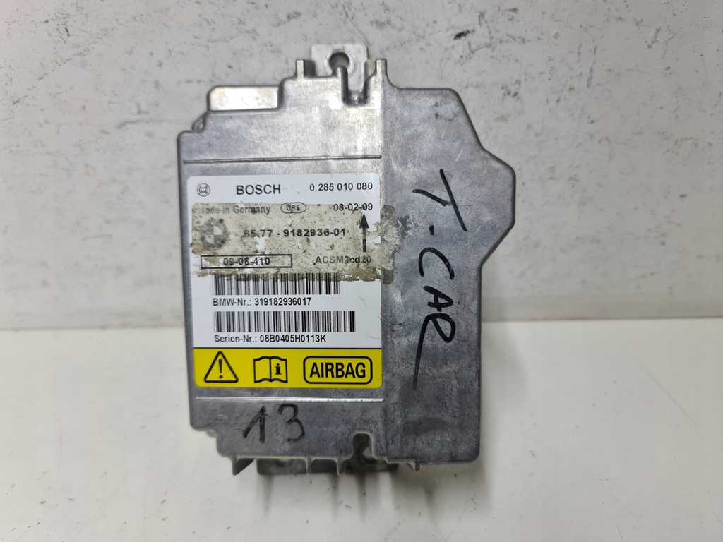 фото №1, Модуль блок управления подушка безопасности bmw 9182936