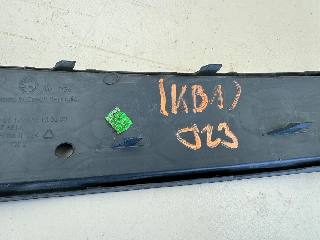 фото №7, Skoda scala 19r- решітка бампера ліва лівий перед передня