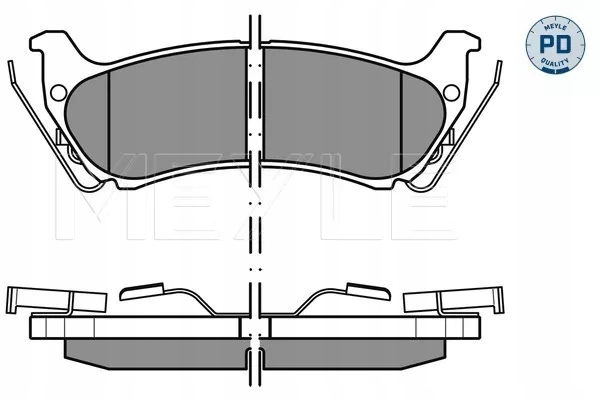 фото №12, Тормозные колодки ham. db t. w163 ml 98-05 meyle 025 231 9017/pd набор тормозных колодок