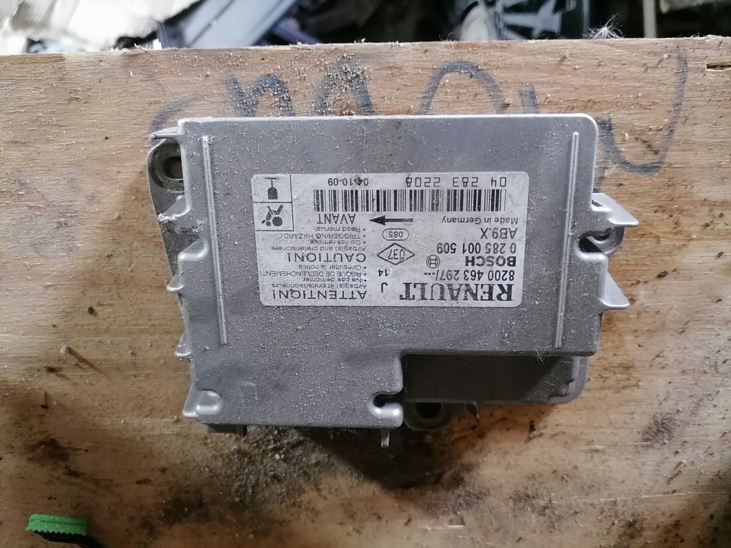 фото №2, Модуль датчик подушка безпеки renault modus