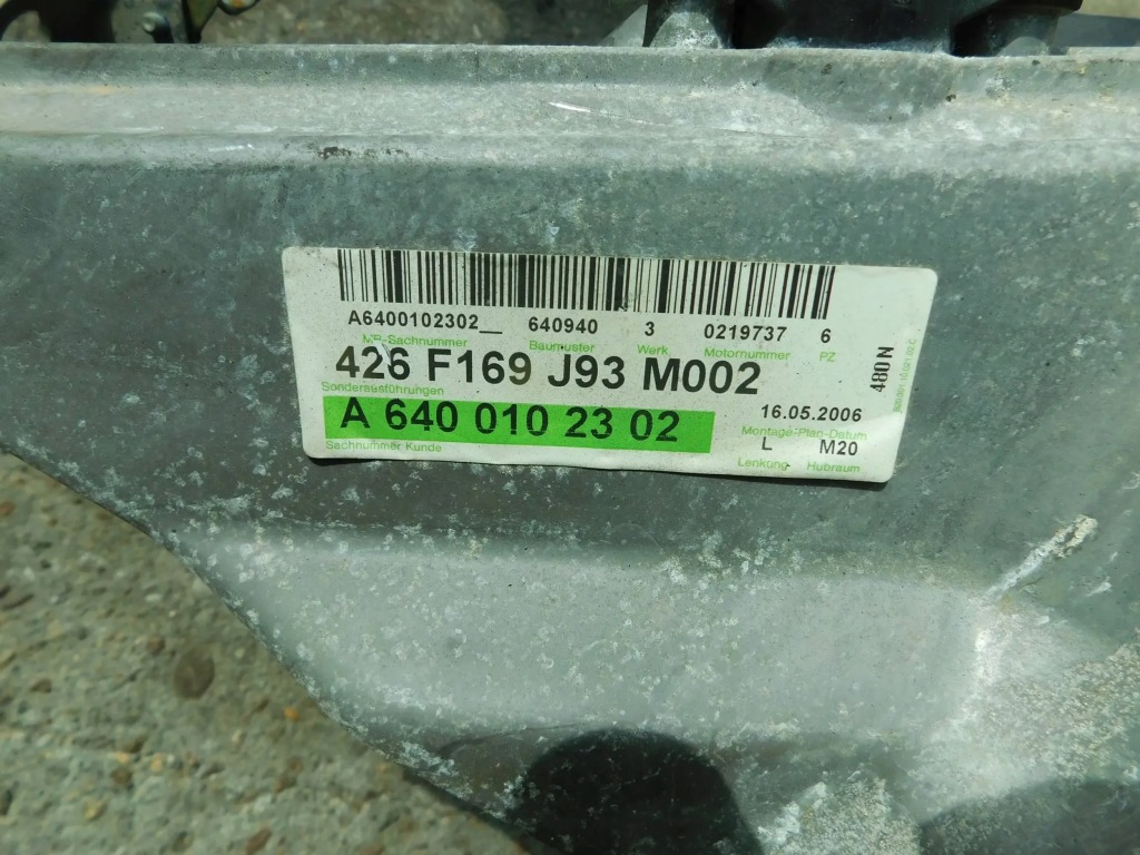 фото №8, Mercedes b w245 a w169 двигатель 2.0 cdi a640010 m20