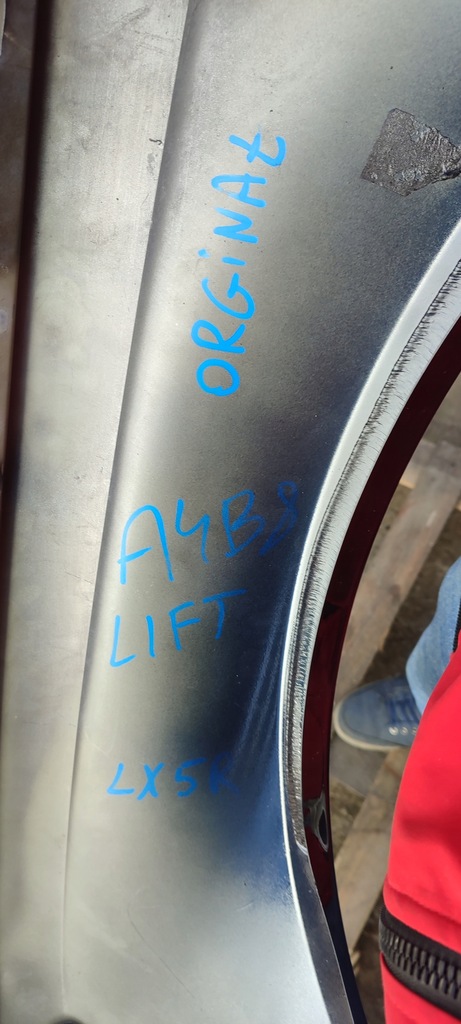 фото №9, Крила правий перед передній audi a4 b8 lift lx5r-oryginał