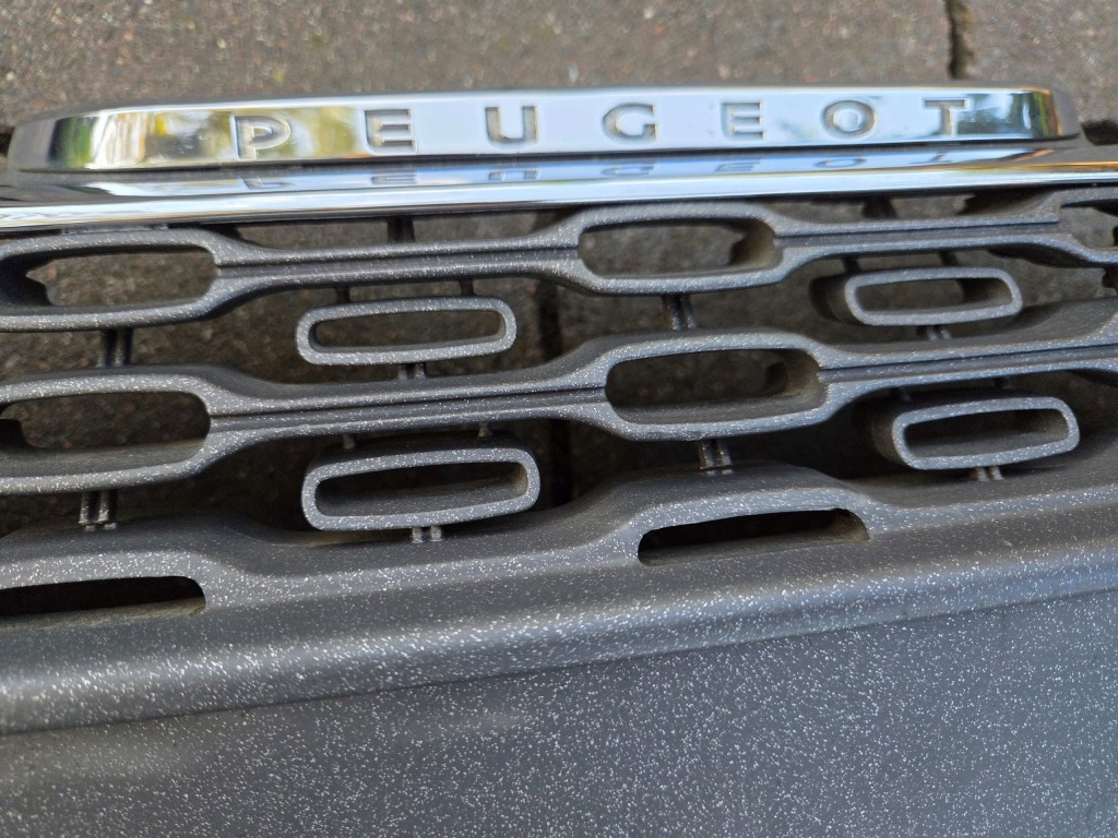 фото №11, Peugeot 208 i przed lift решітка радіатора бампера передній хром 9672794377 12-15