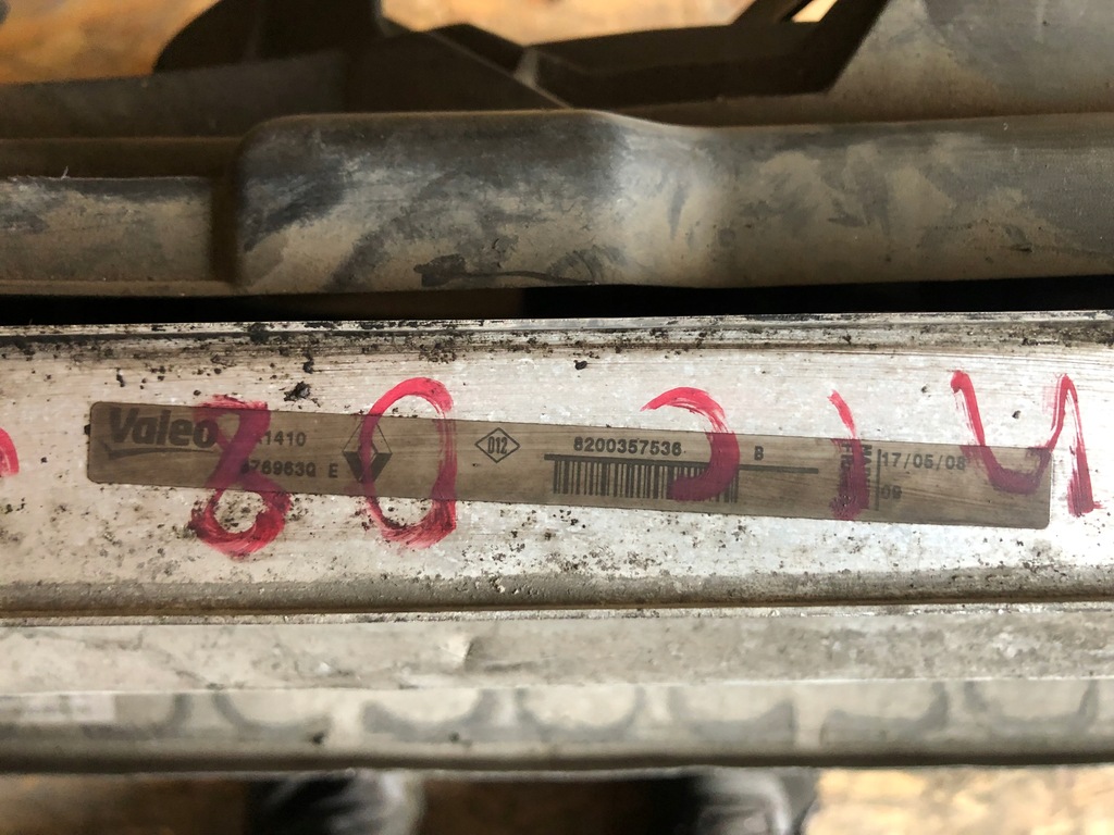 фото №9, Pas передний радиатор renault scenic ii дизель