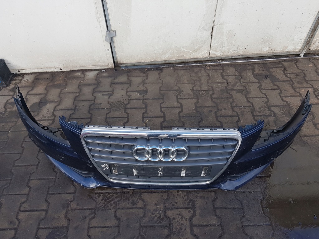Audi a4 b8 08-11r бампер перед передний решётка радиатора lz5a Доставка