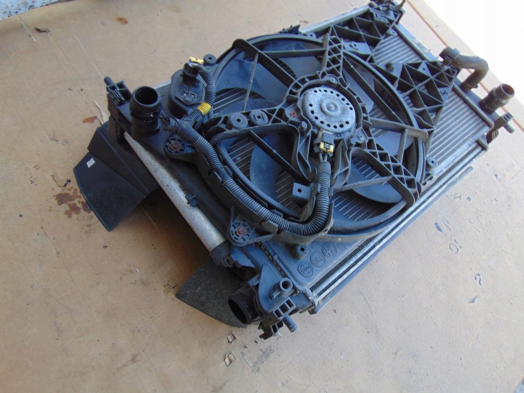 фото №8, Комплект радиатор вентилятор combo d doblo ii 1.3 cdti jtd