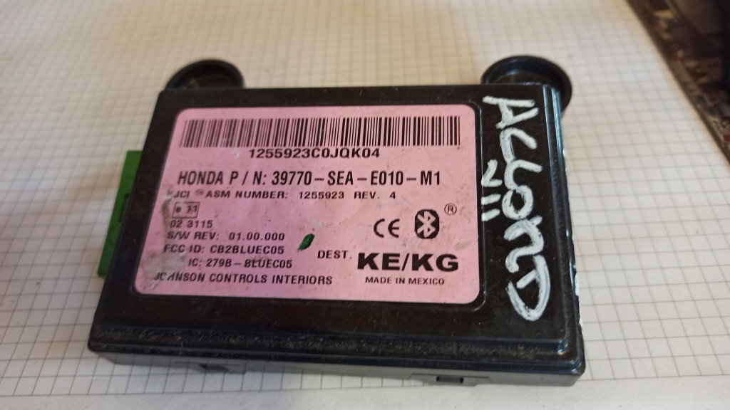 Купити Модуль bluetooth honda accord vii рестайлінг  2006-2008 39770-sea-e010-m1