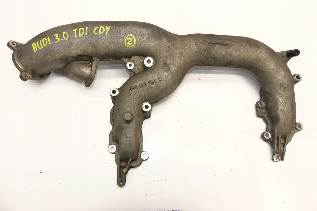 фото №4, Audi a4 b7 a6 c6 2.7 3.0 tdi cdy can труба коллектор всасывающий
