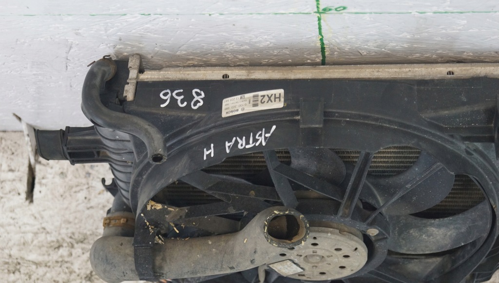 фото №8, Opel astra h вентилятор радіатор wody 1.8