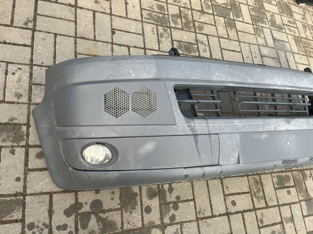 фото №7, Бампер передний vw transporter t5 чёрный 7e0807217b