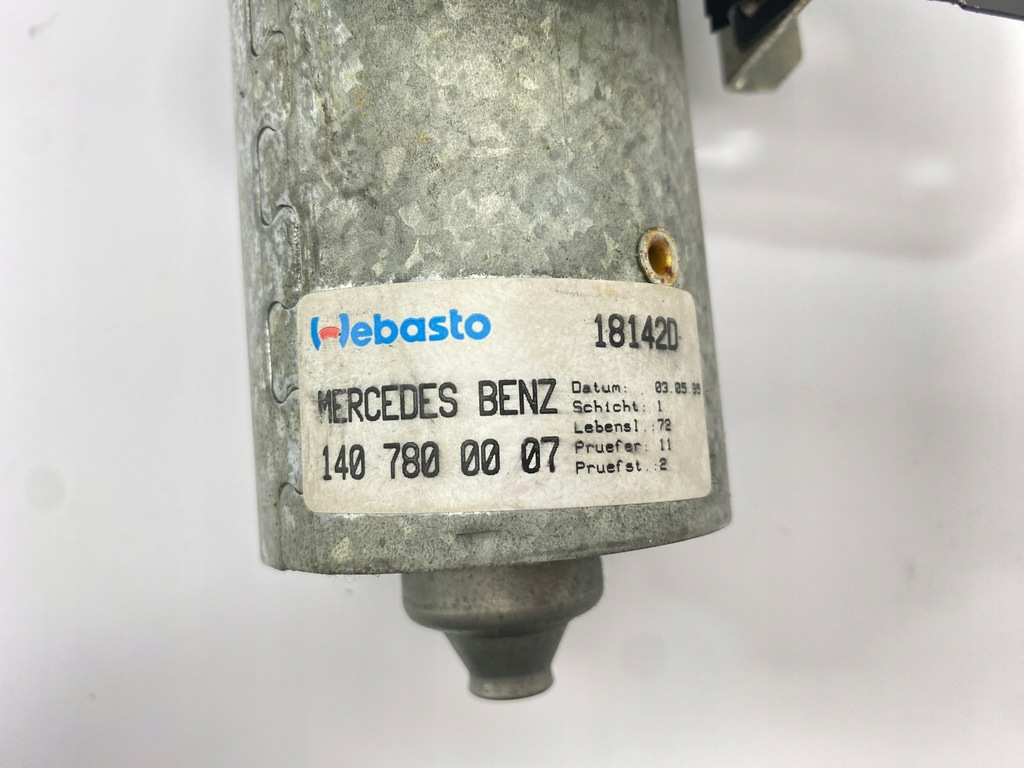 фото №12, Двигатель моторчик люк привод kpl mercedes c140 w140 1407800007