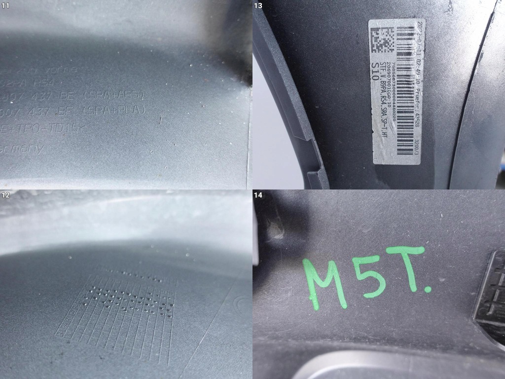 фото №12, Audi rs4 8w0 b9 lift 19- бампер перед омивач / парктронік