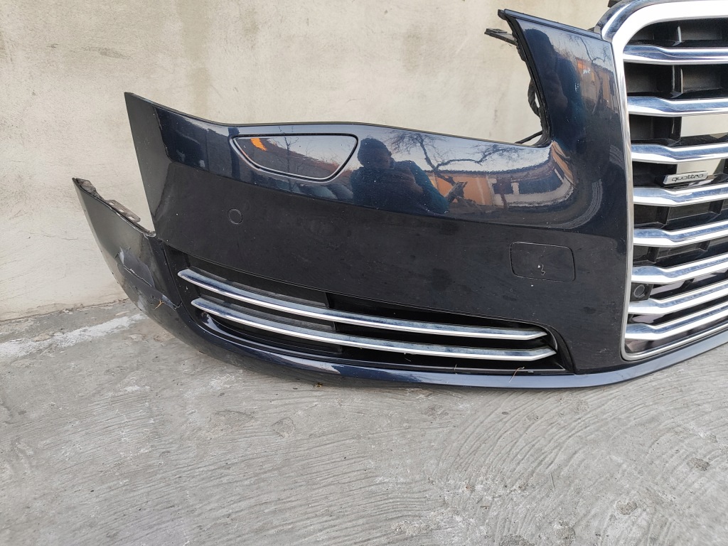 фото №7, Audi a8 d4 бампер перед передній lz5d